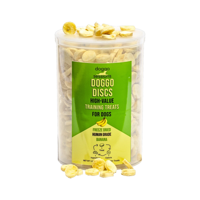 Doggo Discs Banana / Keg - 630+ treats