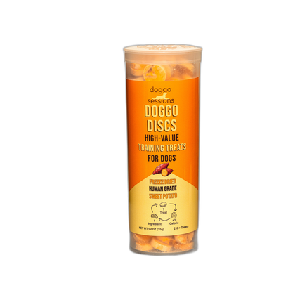 Doggo Discs Sweet Potato / Barrel - 210+ treats