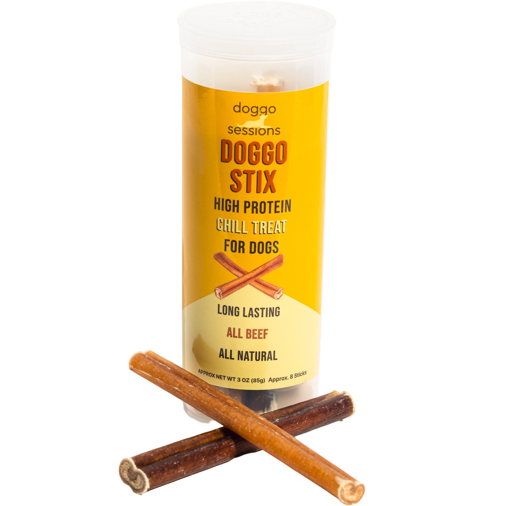 Doggo Stix all-beef chews, Barrel with 8+ Stix